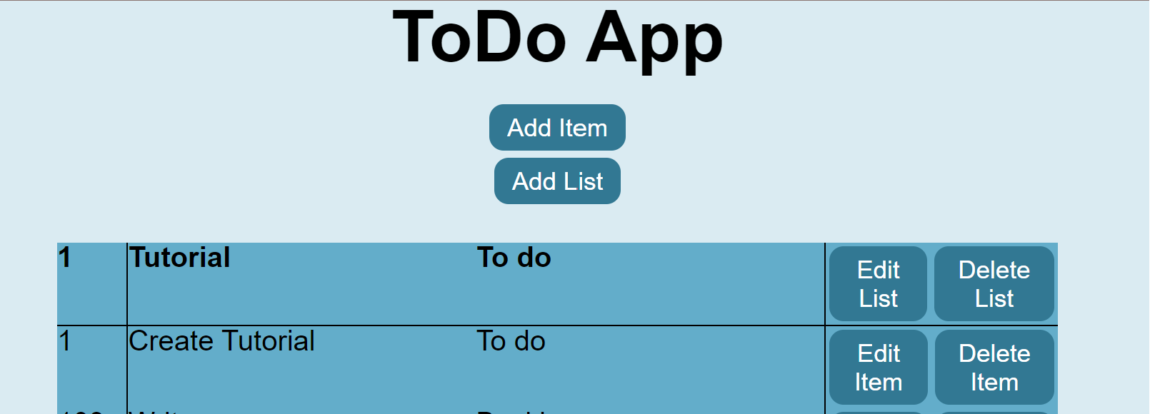 ToDo App