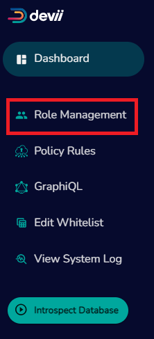 Role Management Button